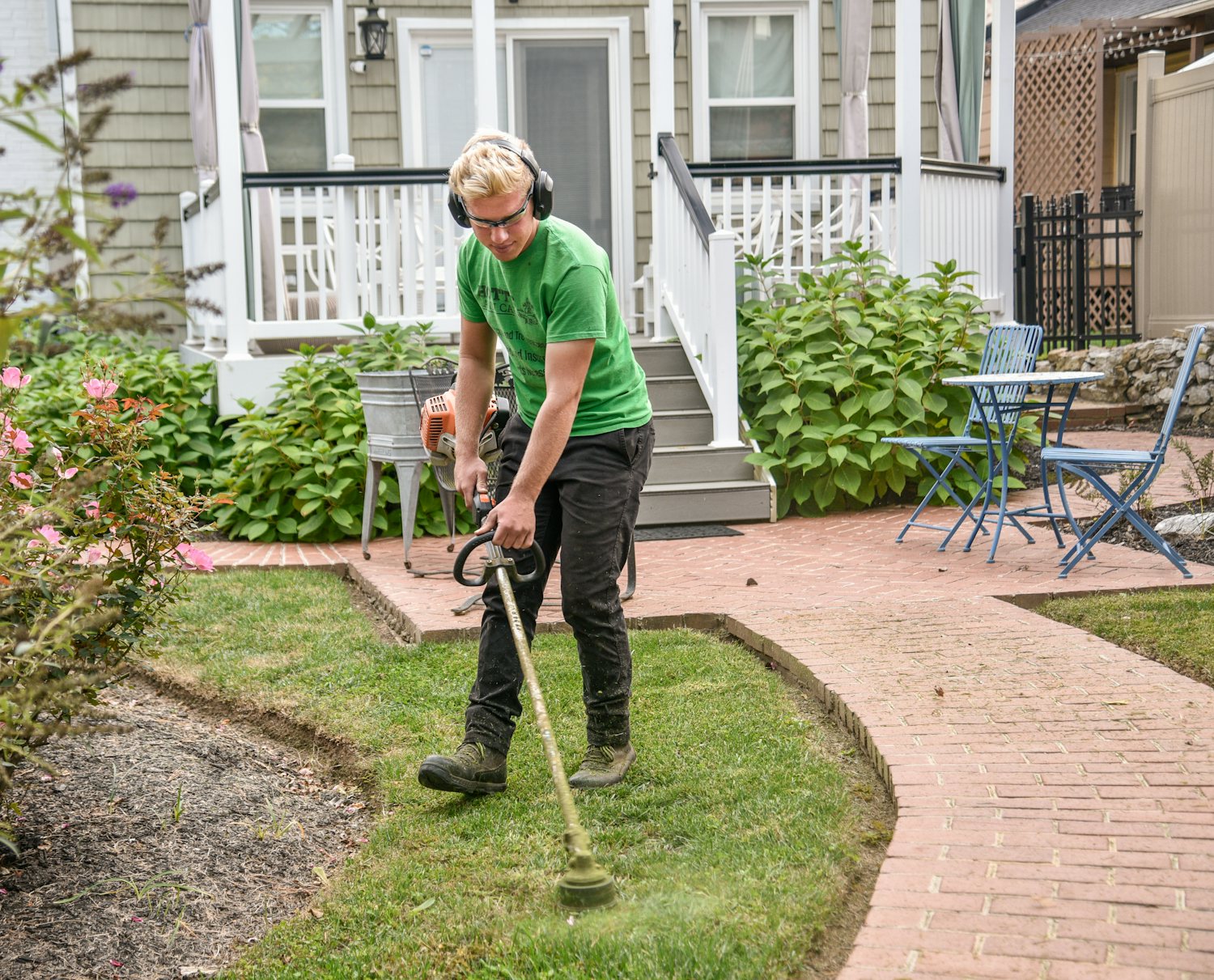 A professionally designed and maintained garden landscape